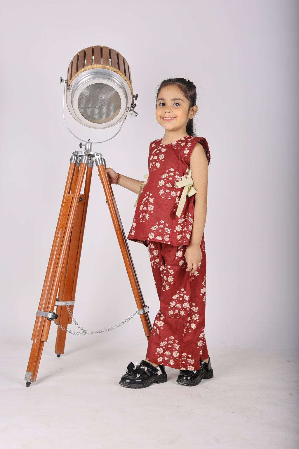 RUBY RED FLORAL CO-ORD