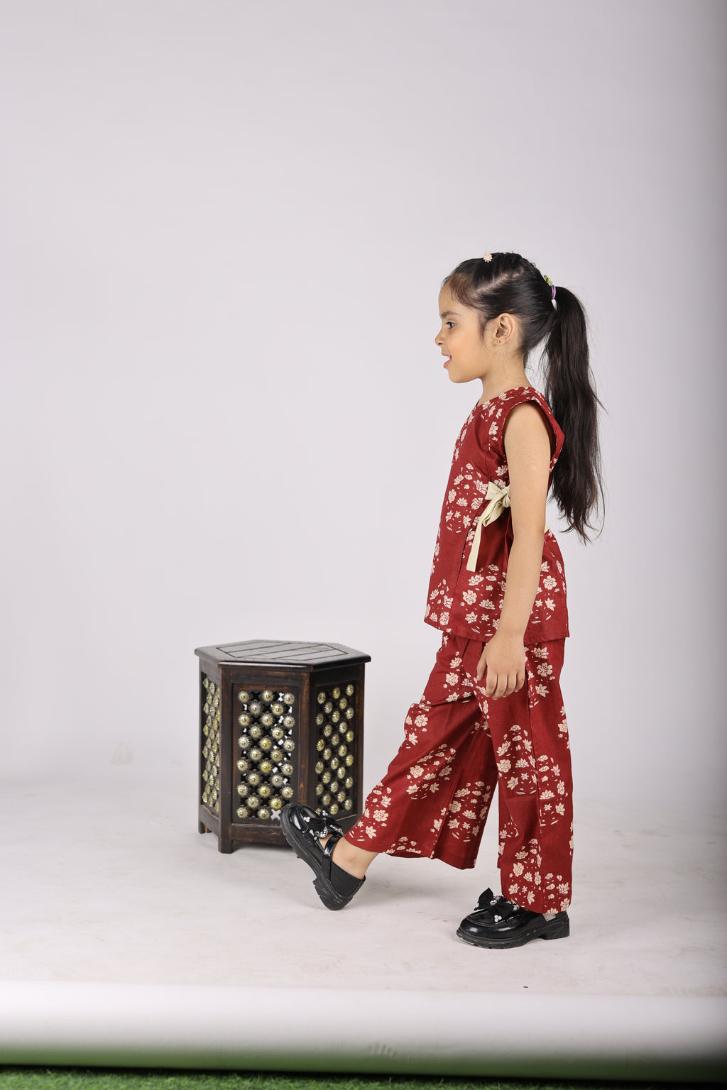 RUBY RED FLORAL CO-ORD