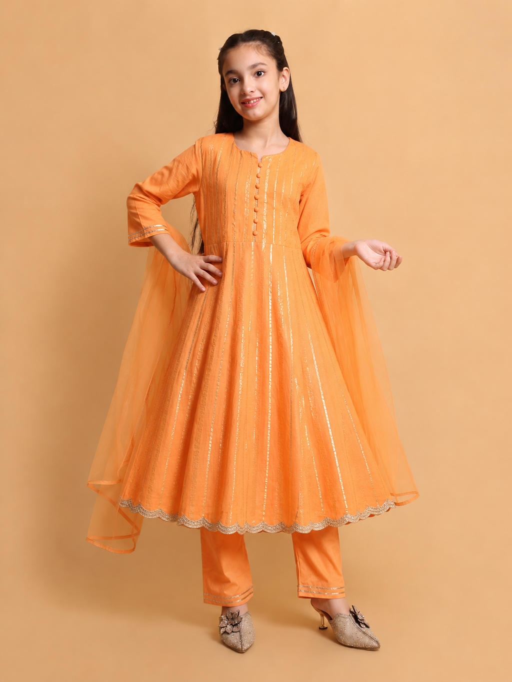 Kesar Anarkali Set