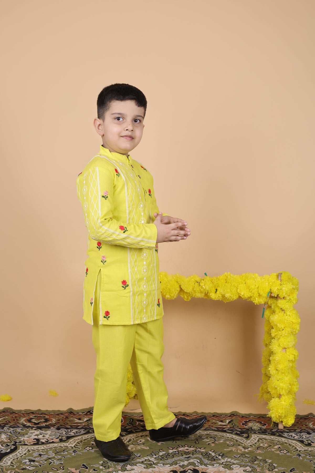 Lemon Bloom Kurta Set
