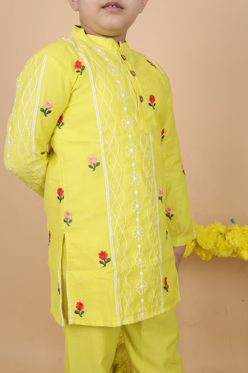 Lemon Bloom Kurta Set
