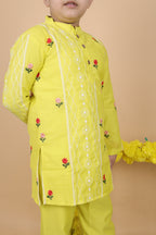 Lemon Bloom Kurta Set