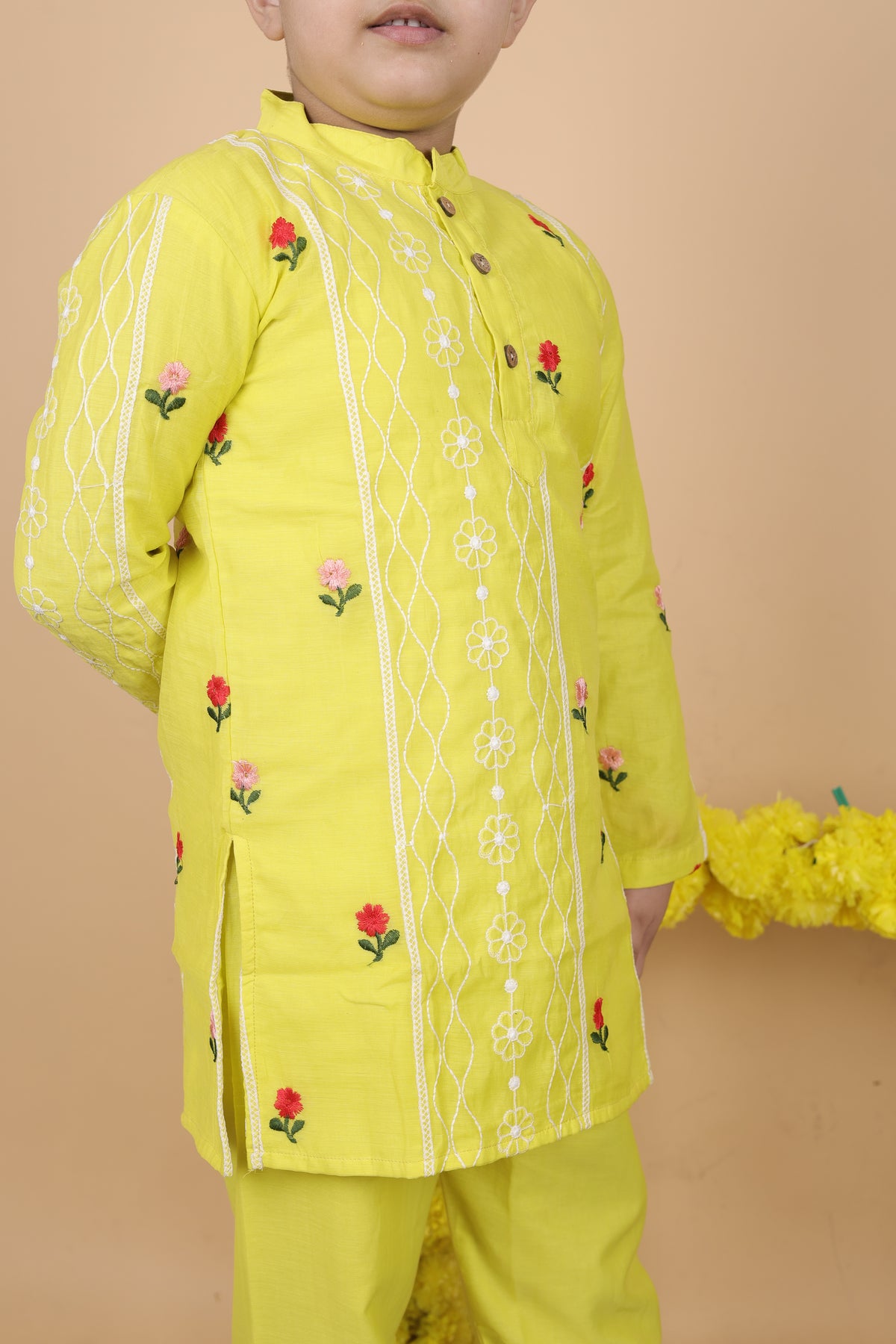 Lemon Bloom Kurta Set