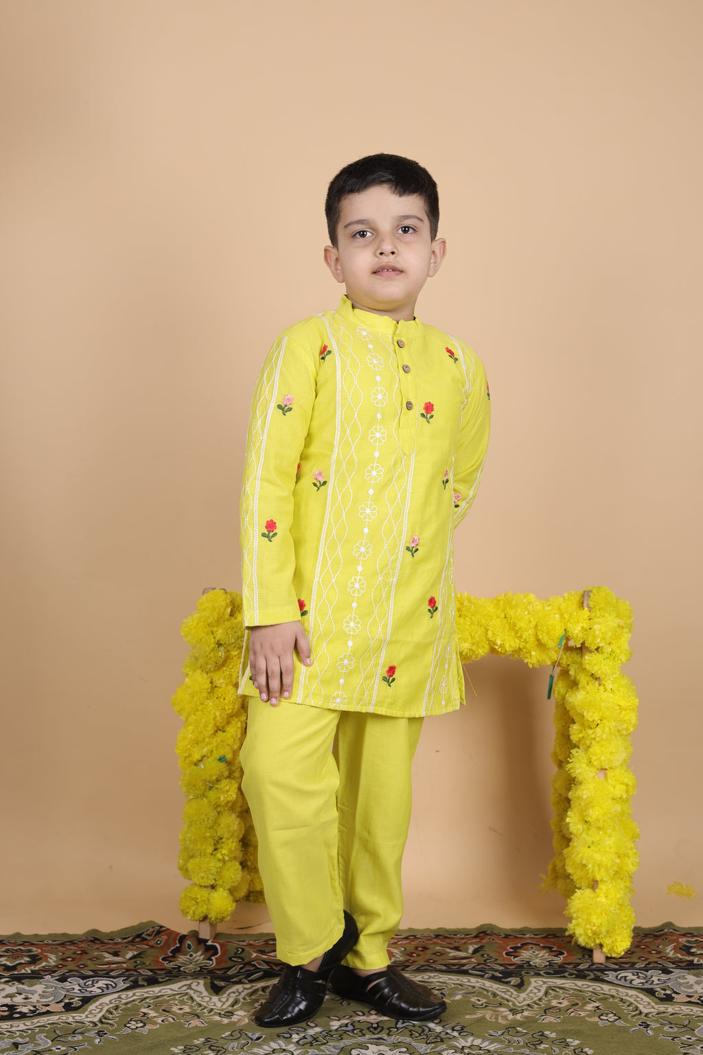 Lemon Bloom Kurta Set