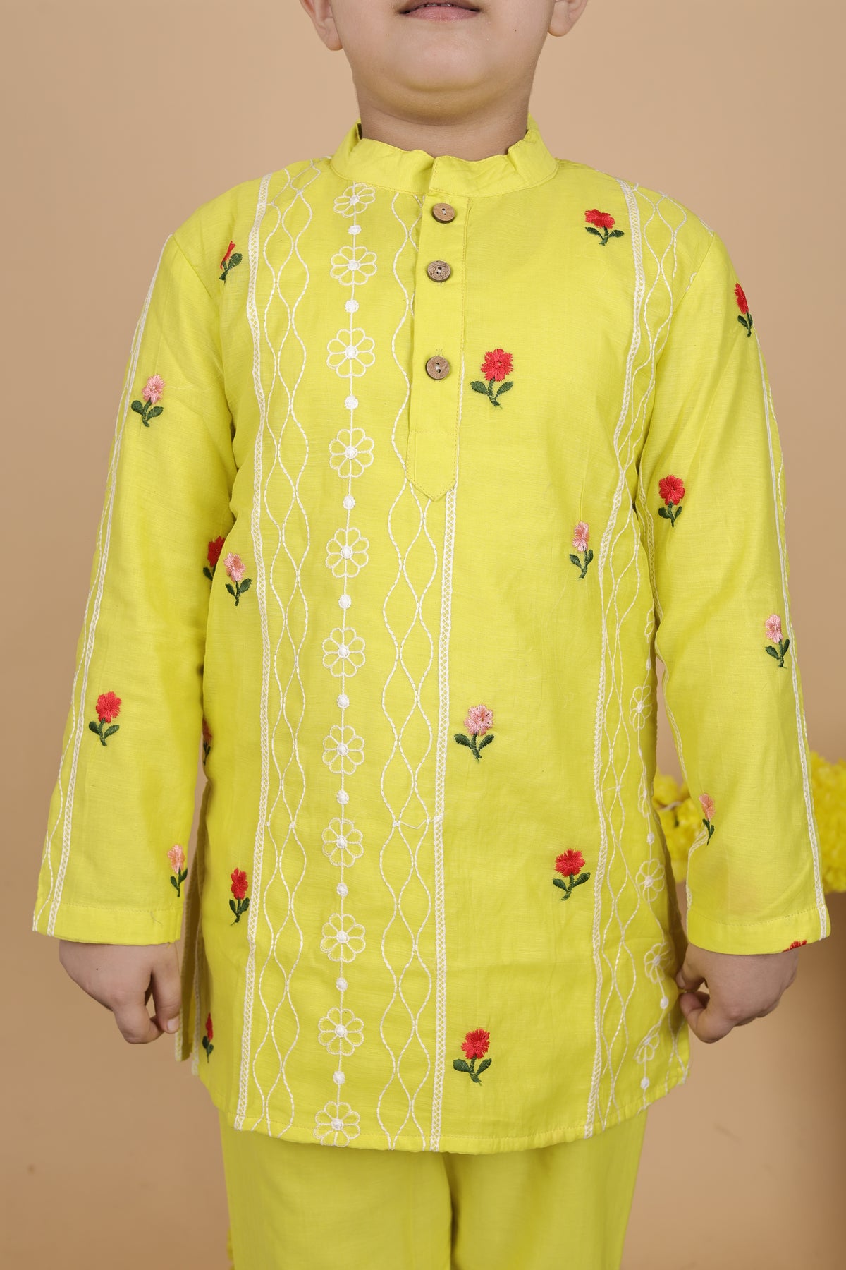 Lemon Bloom Kurta Set