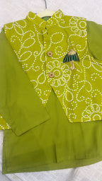 Bandhej Utsav Kurta Pyjama Set