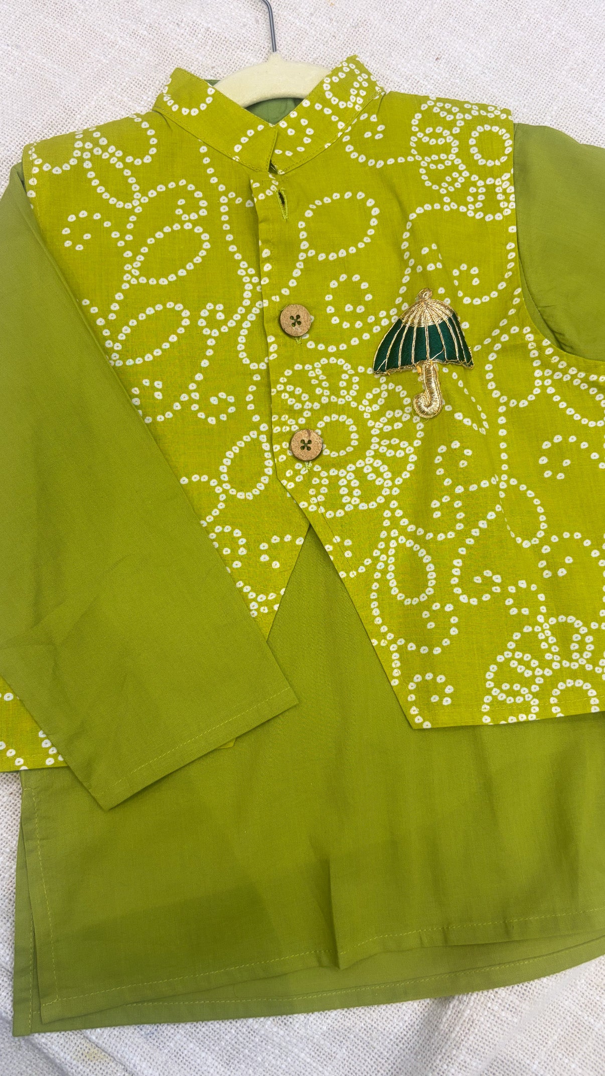 Bandhej Utsav Kurta Pyjama Set