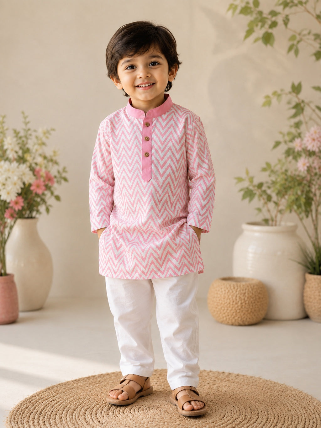 Blush Pink Kurta Pajama