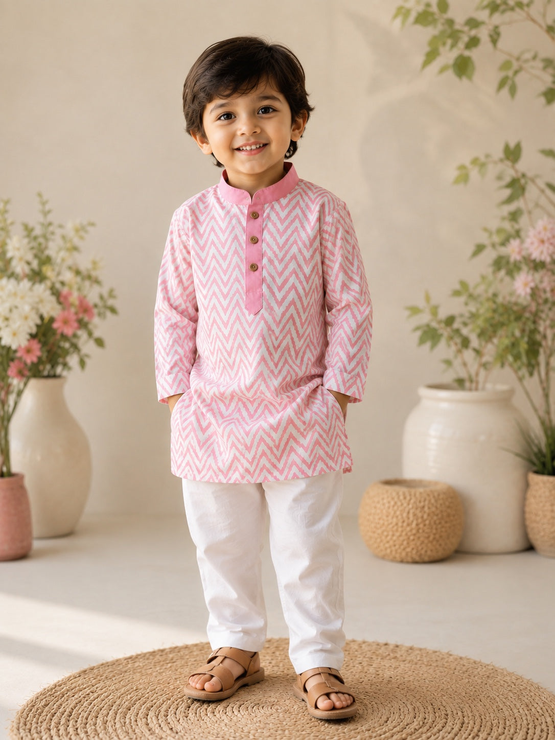 Blush Pink Kurta Pajama