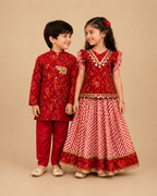 Bandhej Kurta Pyjama Set