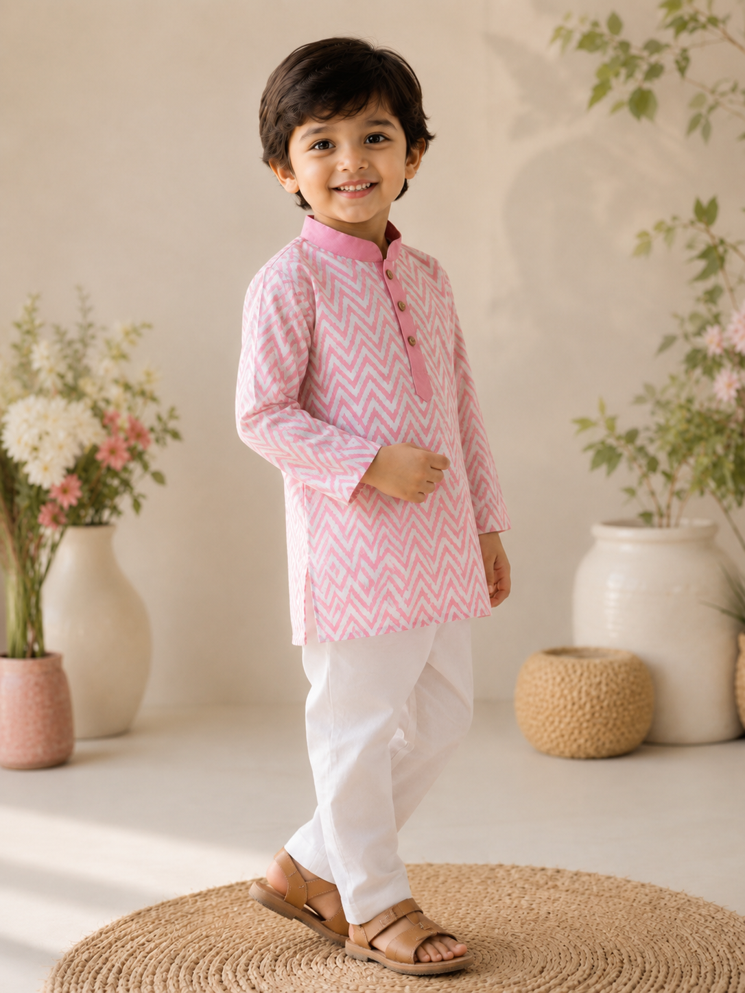 Blush Pink Kurta Pajama