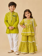 Bandhej Utsav Girls Sharara set