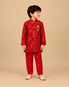 Bandhej Kurta Pyjama Set