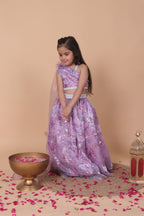 Lilac Bloom Lehenga
