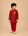 Bandhej Kurta Pyjama Set