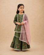 Floral Green Sharara sSet
