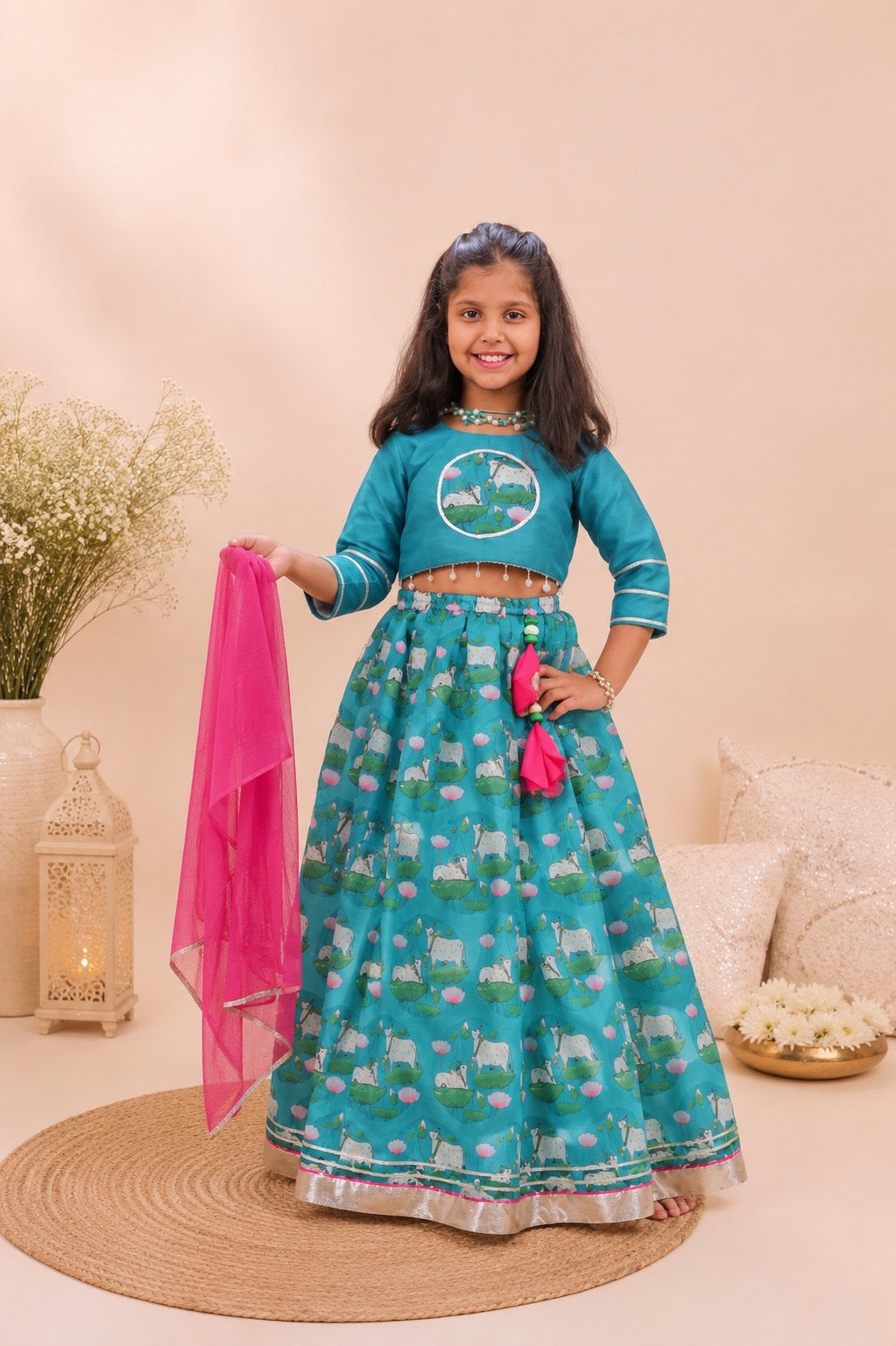 PICHWAI TRADITION LEHENGA SET