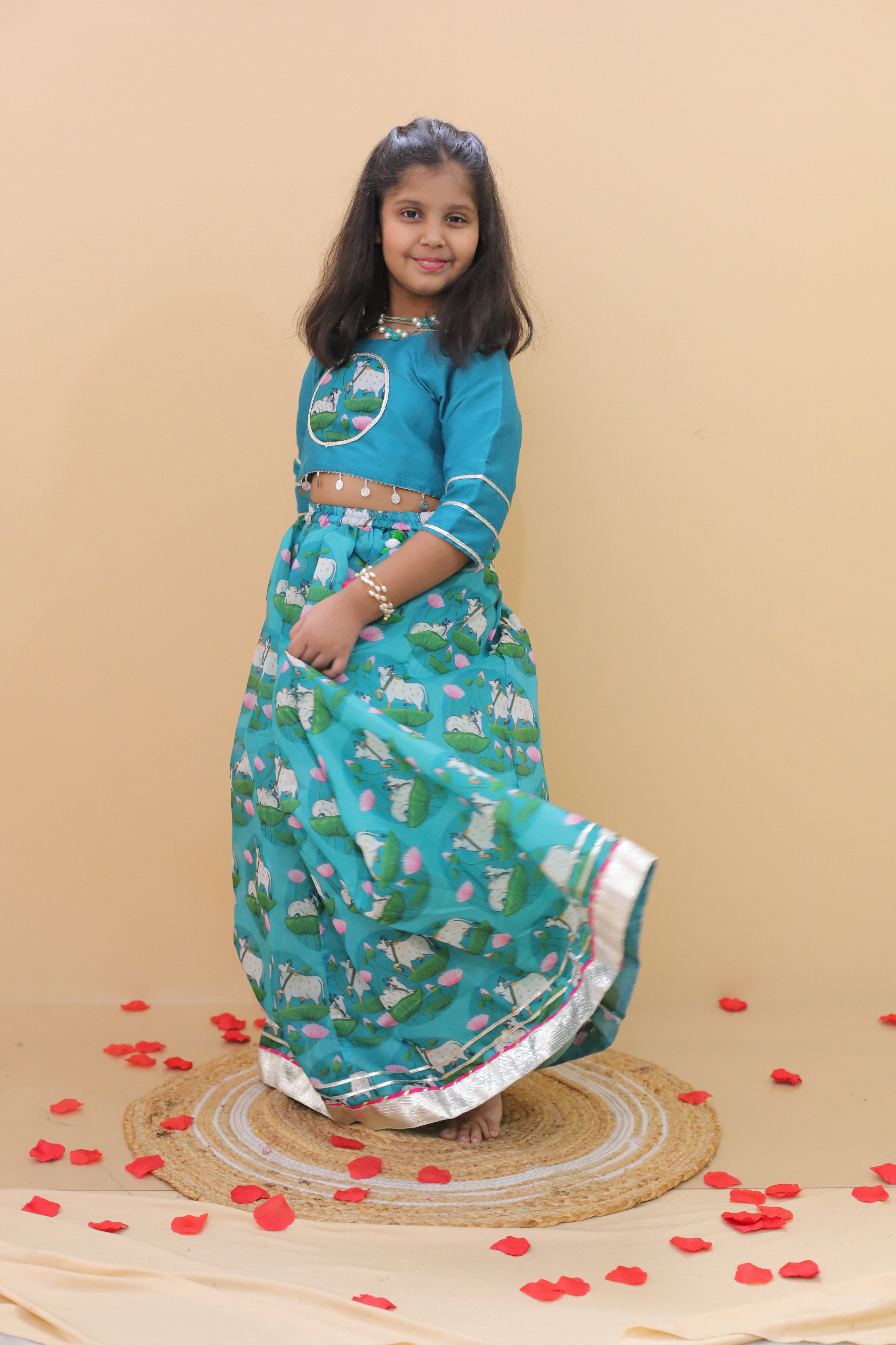 PICHWAI TRADITION LEHENGA SET