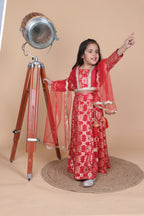 LITTLE MAHARANI BRPCADE LEHENGA
