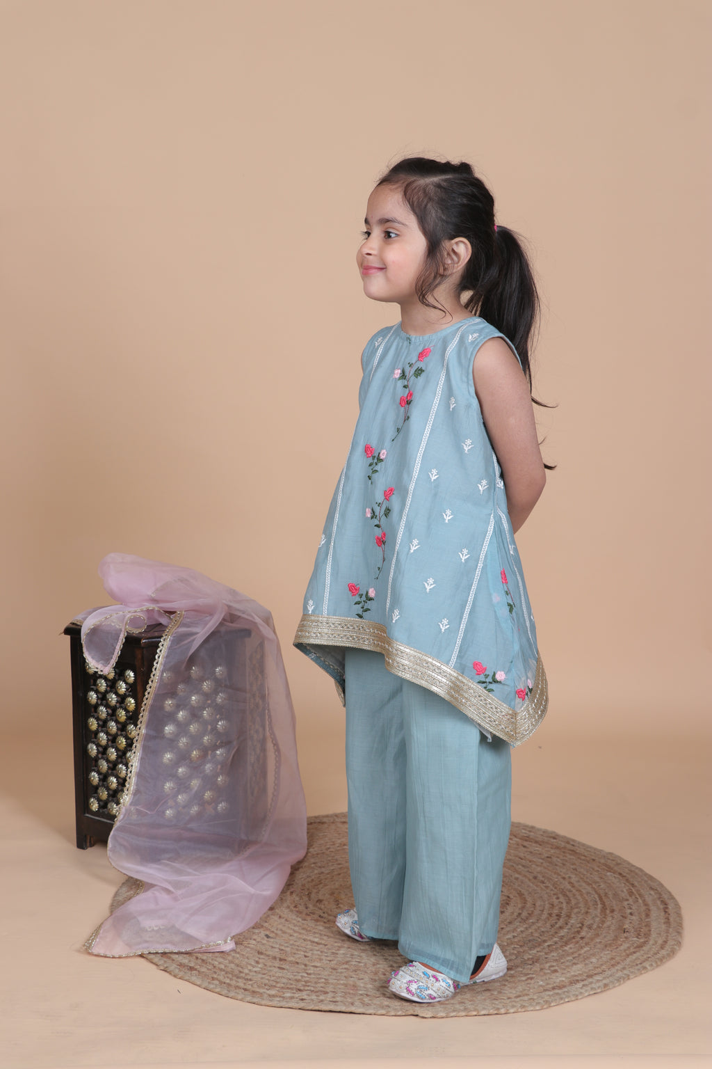 ROYAL EDGE PLAZO SET