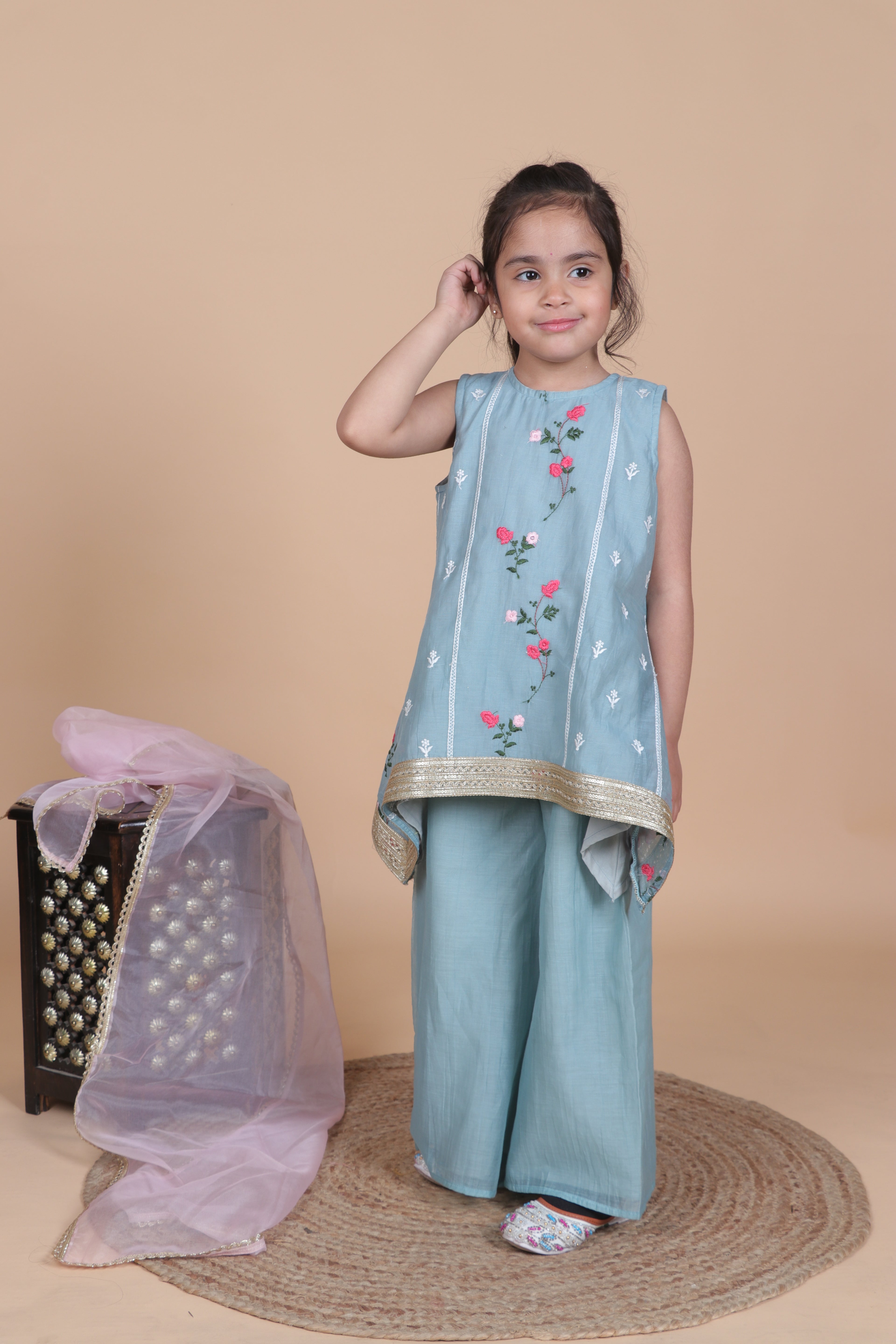 ROYAL EDGE PLAZO SET