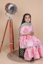 Blush Blossom Sharara Set