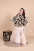 MIDNIGHT GARDEN TWIRL LEHENGA
