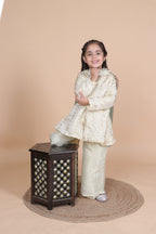 NOORE-E-IVORY PLAZO SET