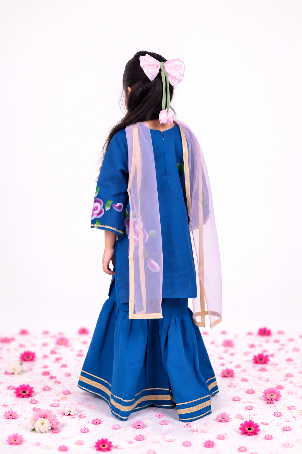 Royal Handpainted Sharara Set