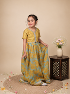 Floral Mustard Lehenga