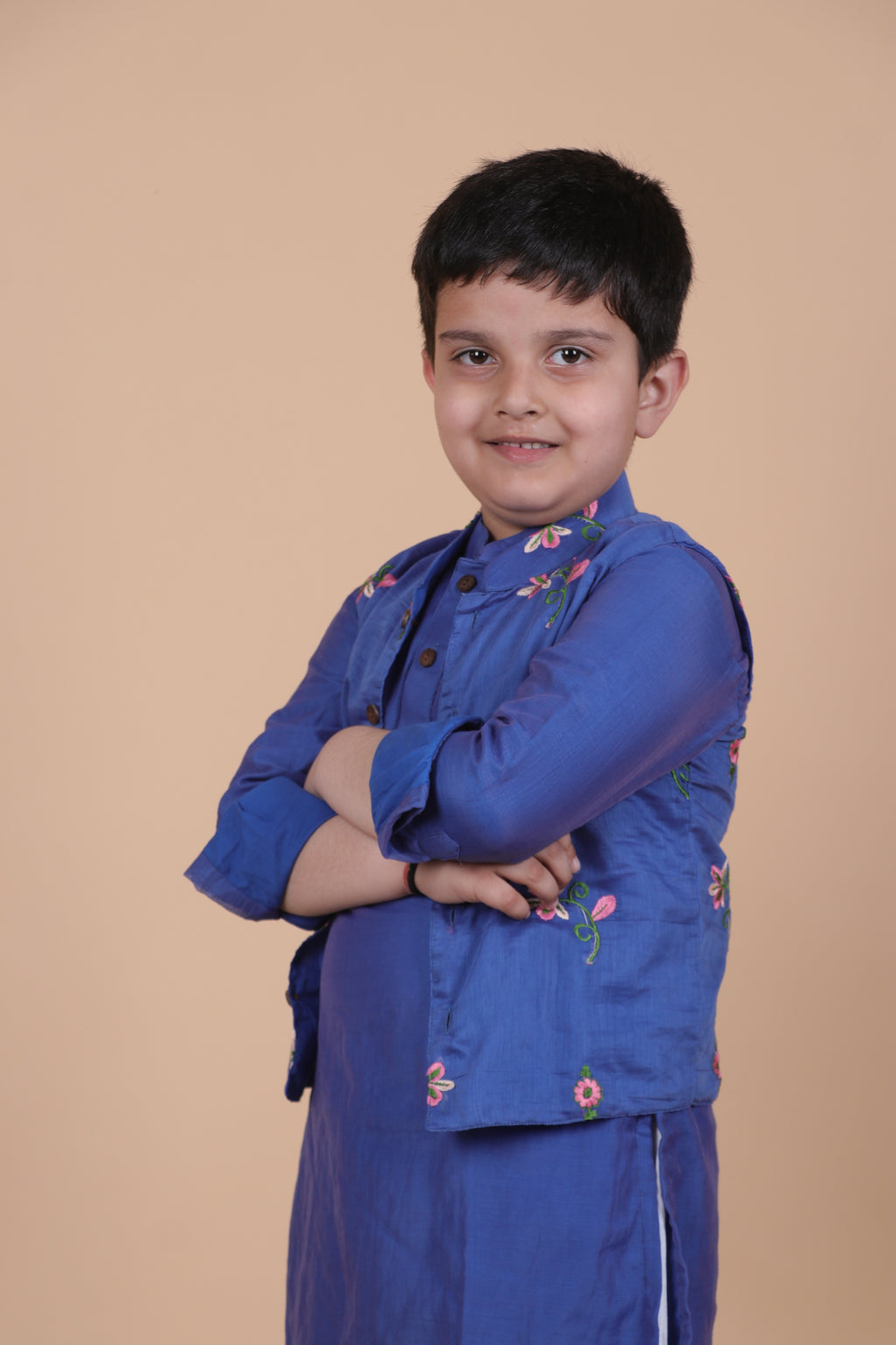 ROYAL ESSENCE EMBROIDRY JACKET STYLE KURTA PYJAMA