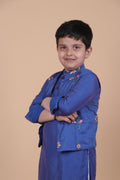 ROYAL ESSENCE EMBROIDRY JACKET STYLE KURTA PYJAMA