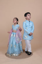 Pastel Gotta Patti Kurta Pyjama Set