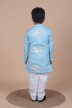 Pastel Gotta Patti Kurta Pyjama Set