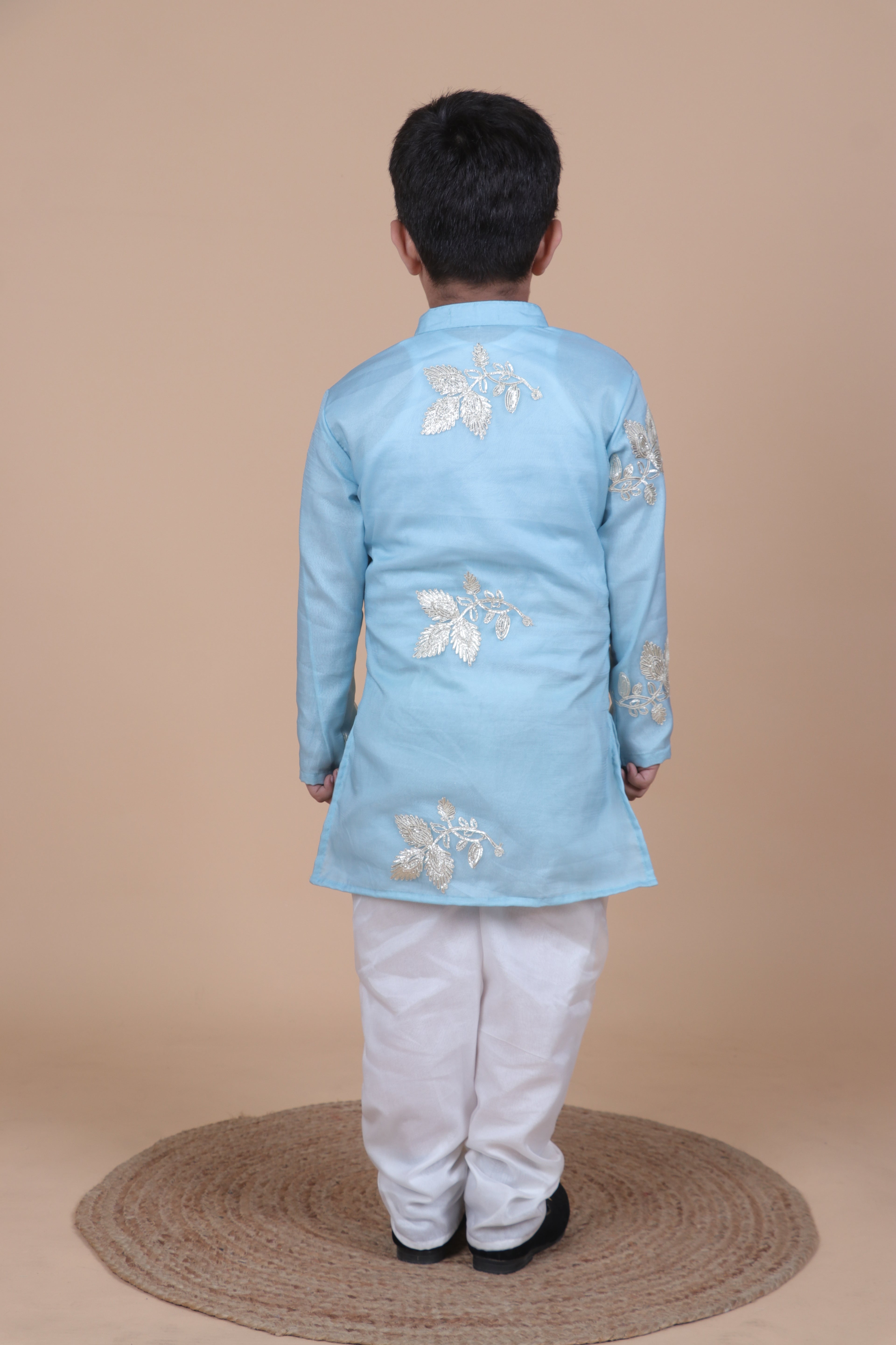 PASTEL GOTTA WORK FESTIVE WEAR KURTA PYJAMA