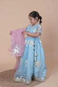 GLAM ROOTS PASTEL ZARI WORK LEHENGA