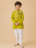 Bandhej Utsav Kurta Pyjama Set