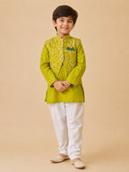 Bandhej Utsav Kurta Pyjama Set
