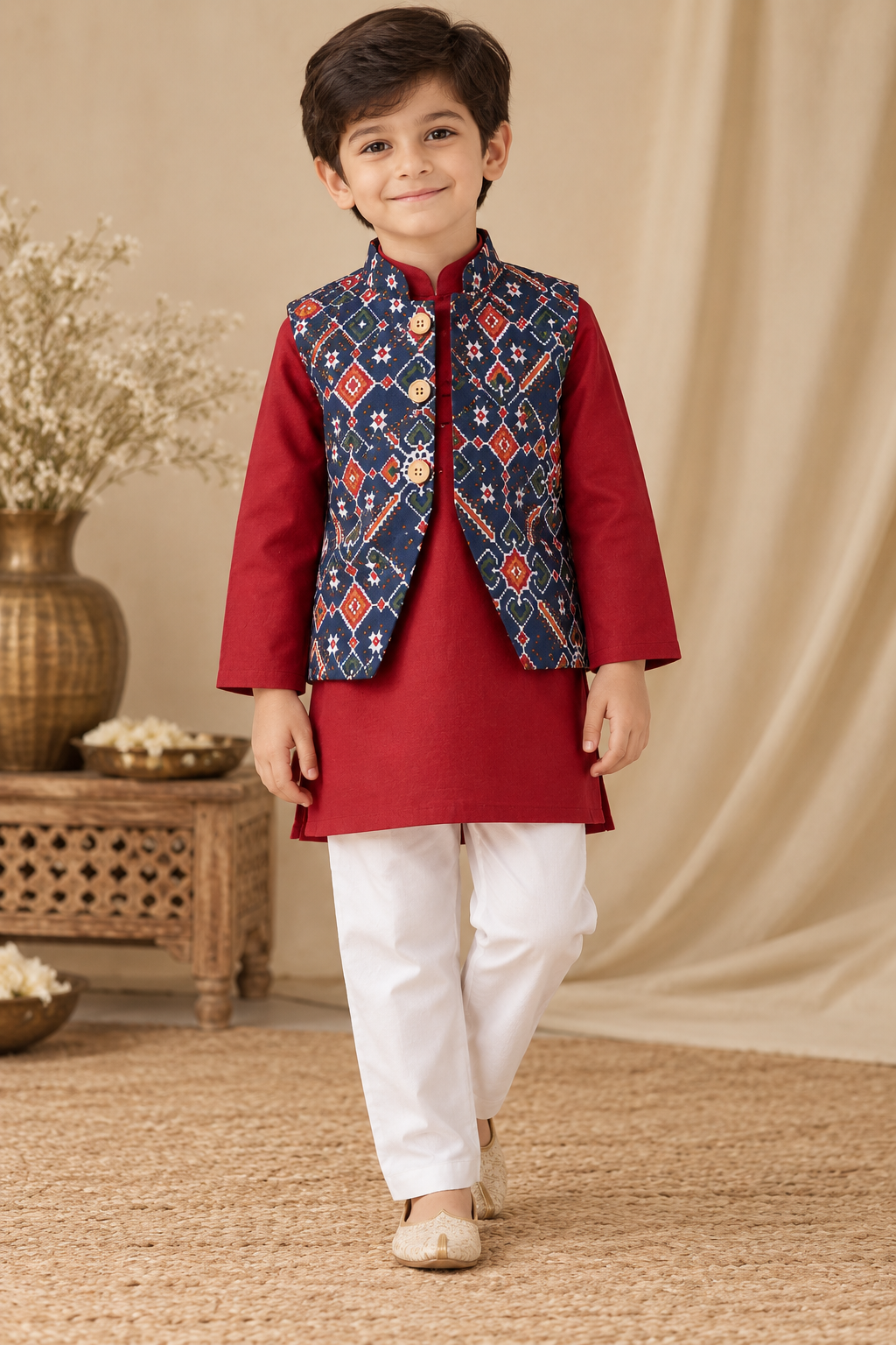 Royal Patola Kurta Set