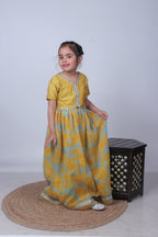 FLORAL MUSTARD LEHENGA