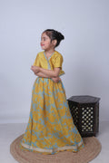 FLORAL MUSTARD LEHENGA