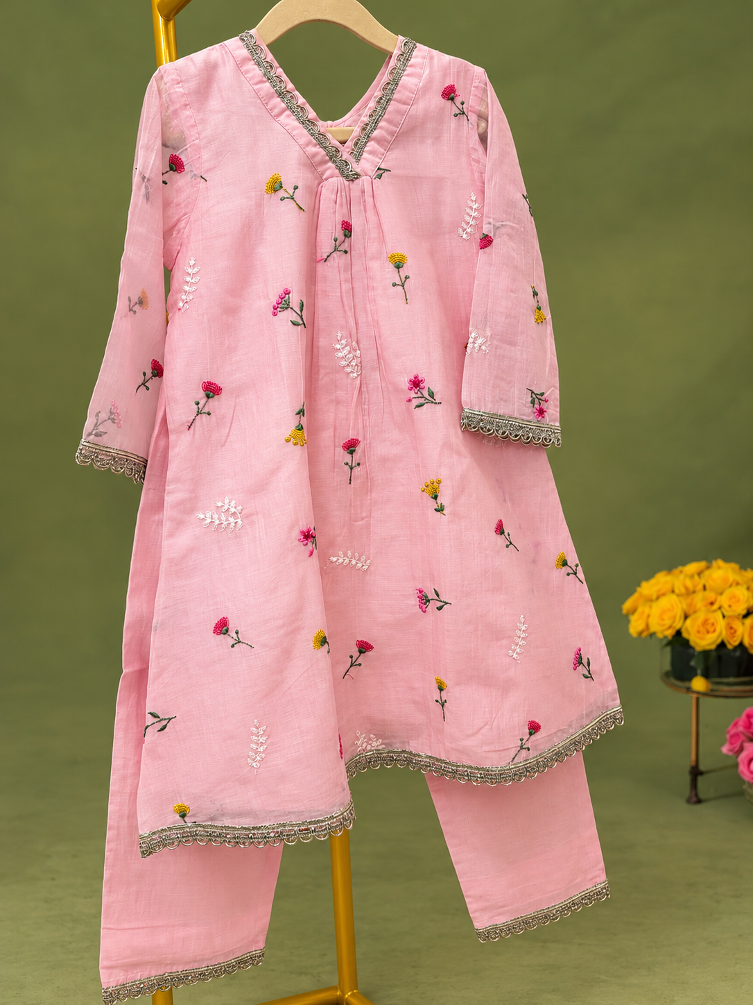 Gulab Kurti Set