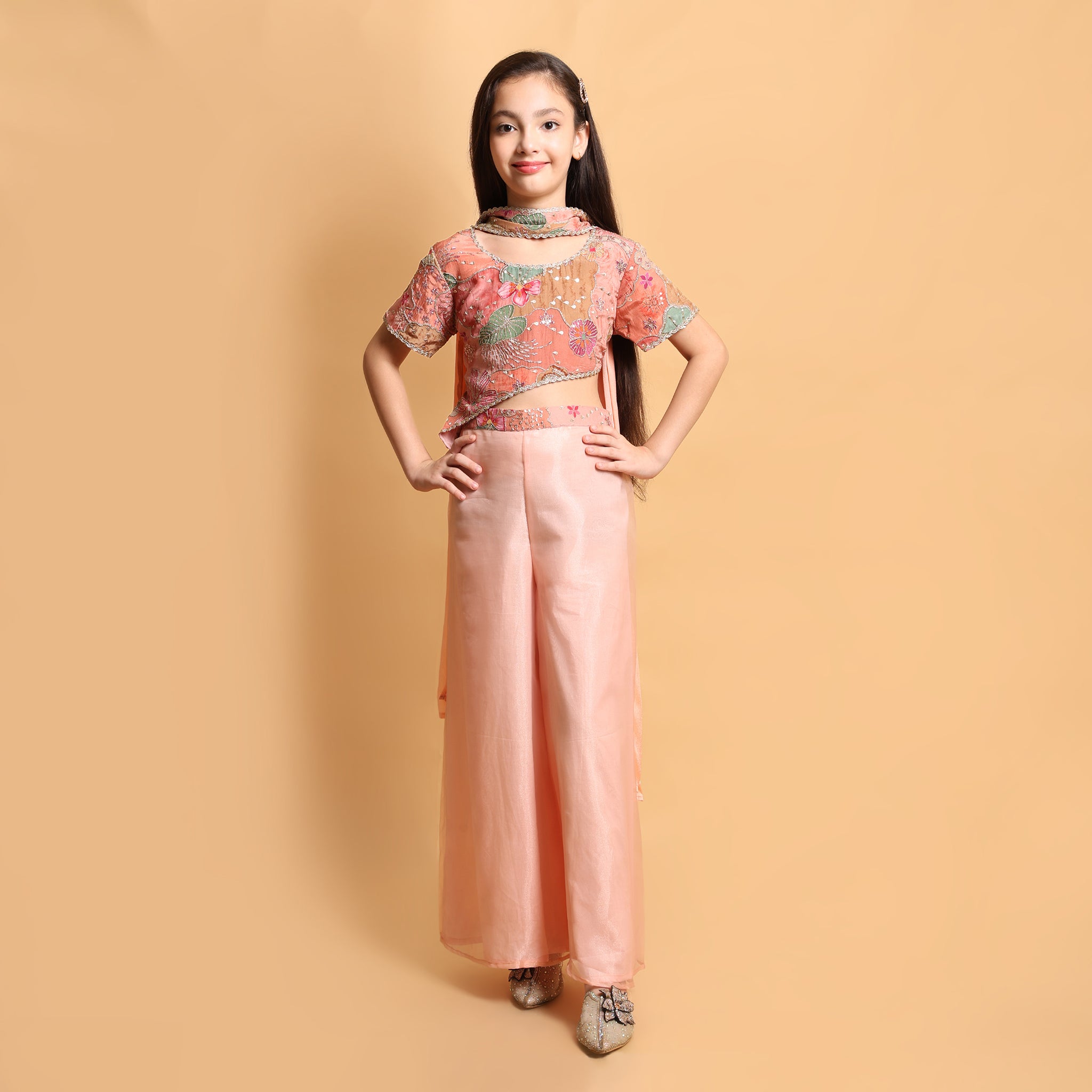 Indo Western Flair Palazzo Dress