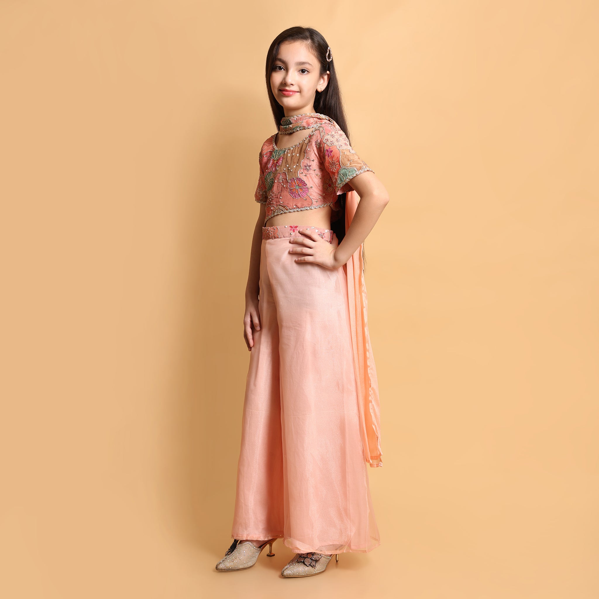 Indo Western Flair Palazzo Dress