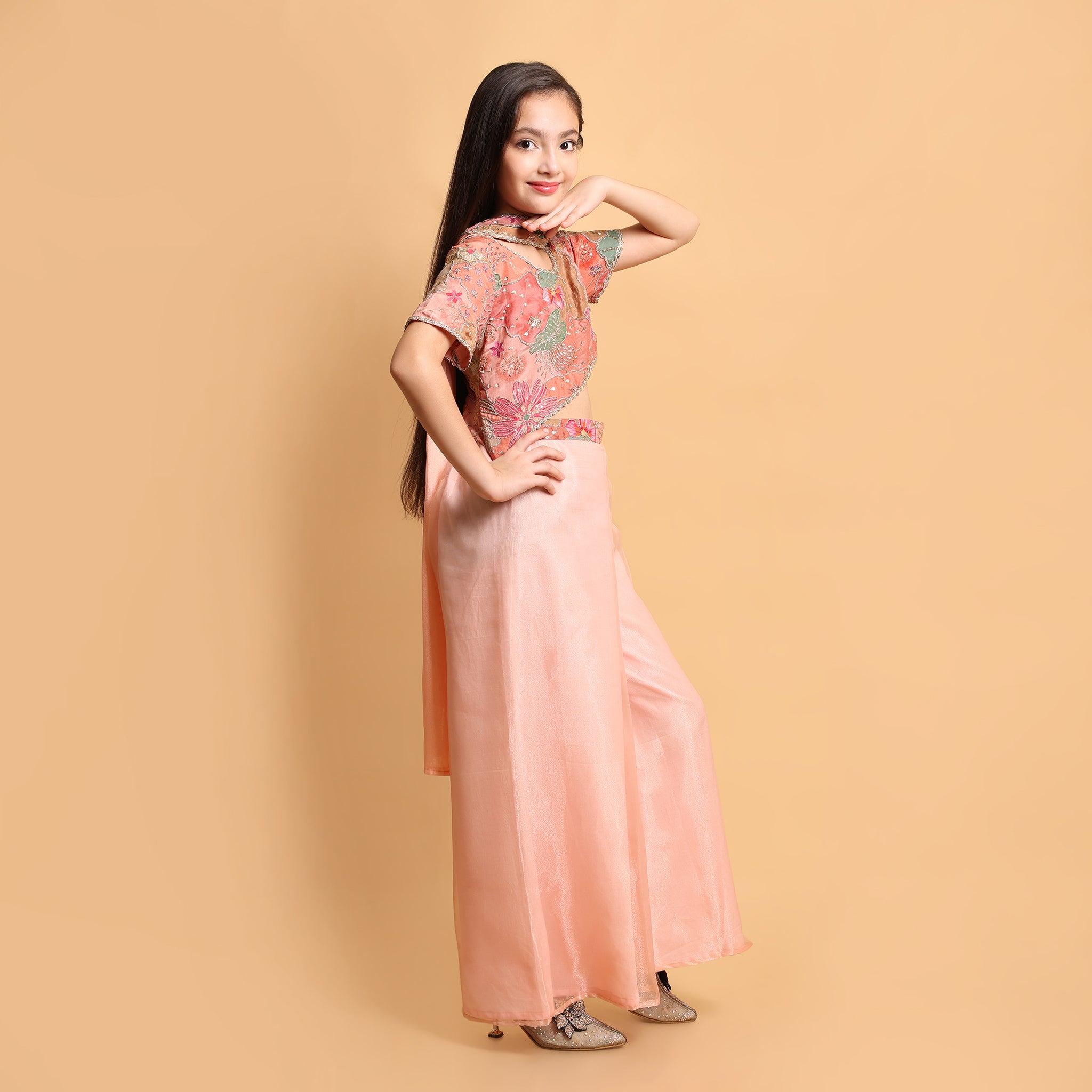 Indo Western Flair Palazzo Dress
