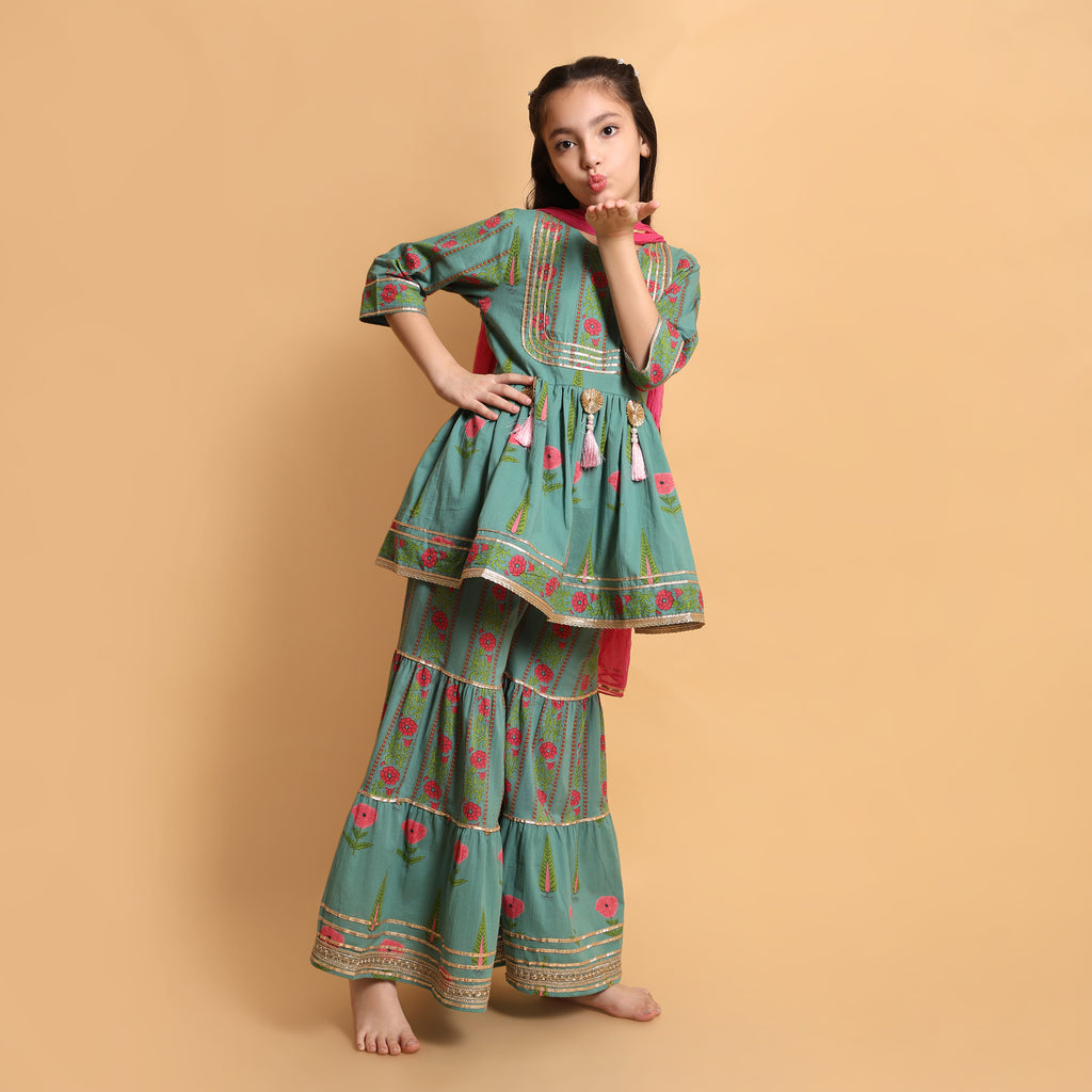 Heritage Sharara Set