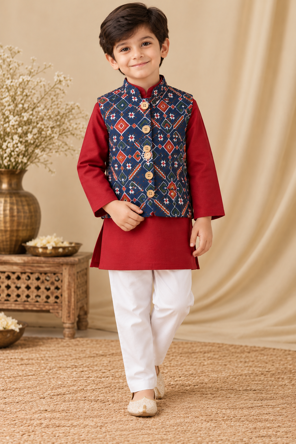 Royal Patola Kurta Set