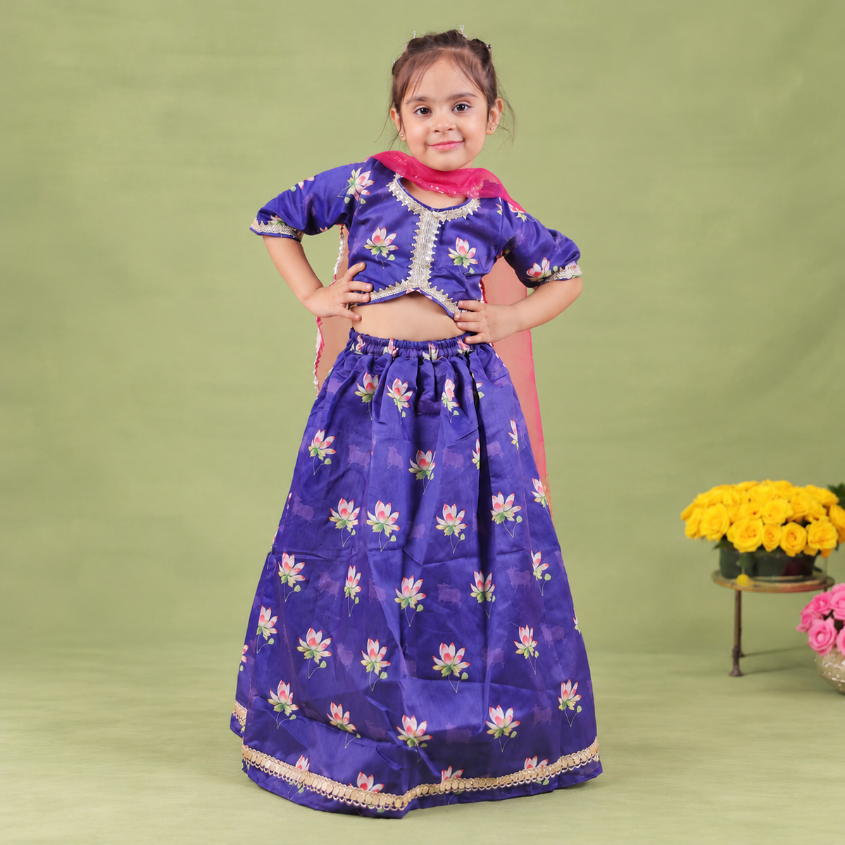Lotus Bloom Lehenga Set