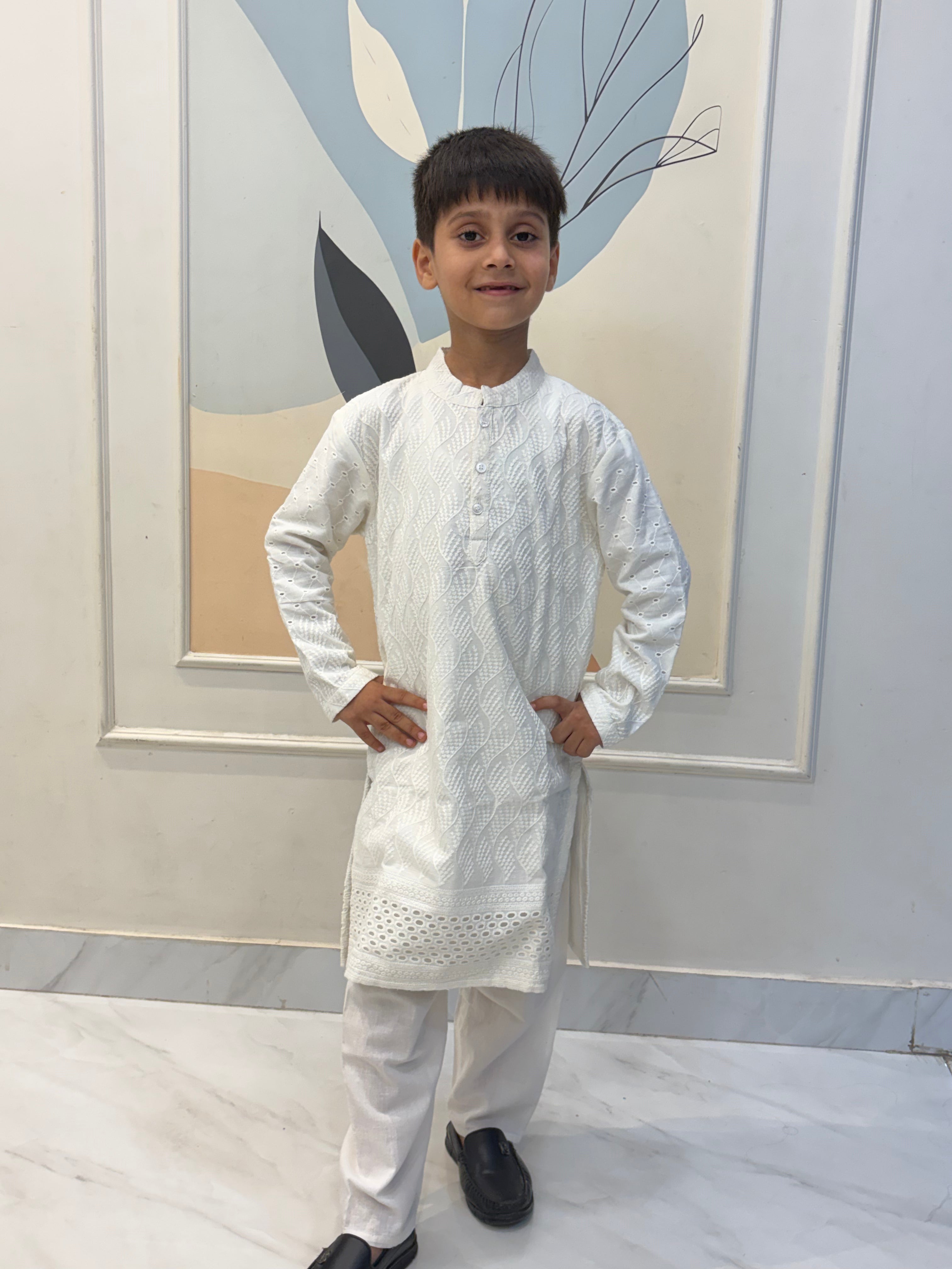 Noor White Kurta Set