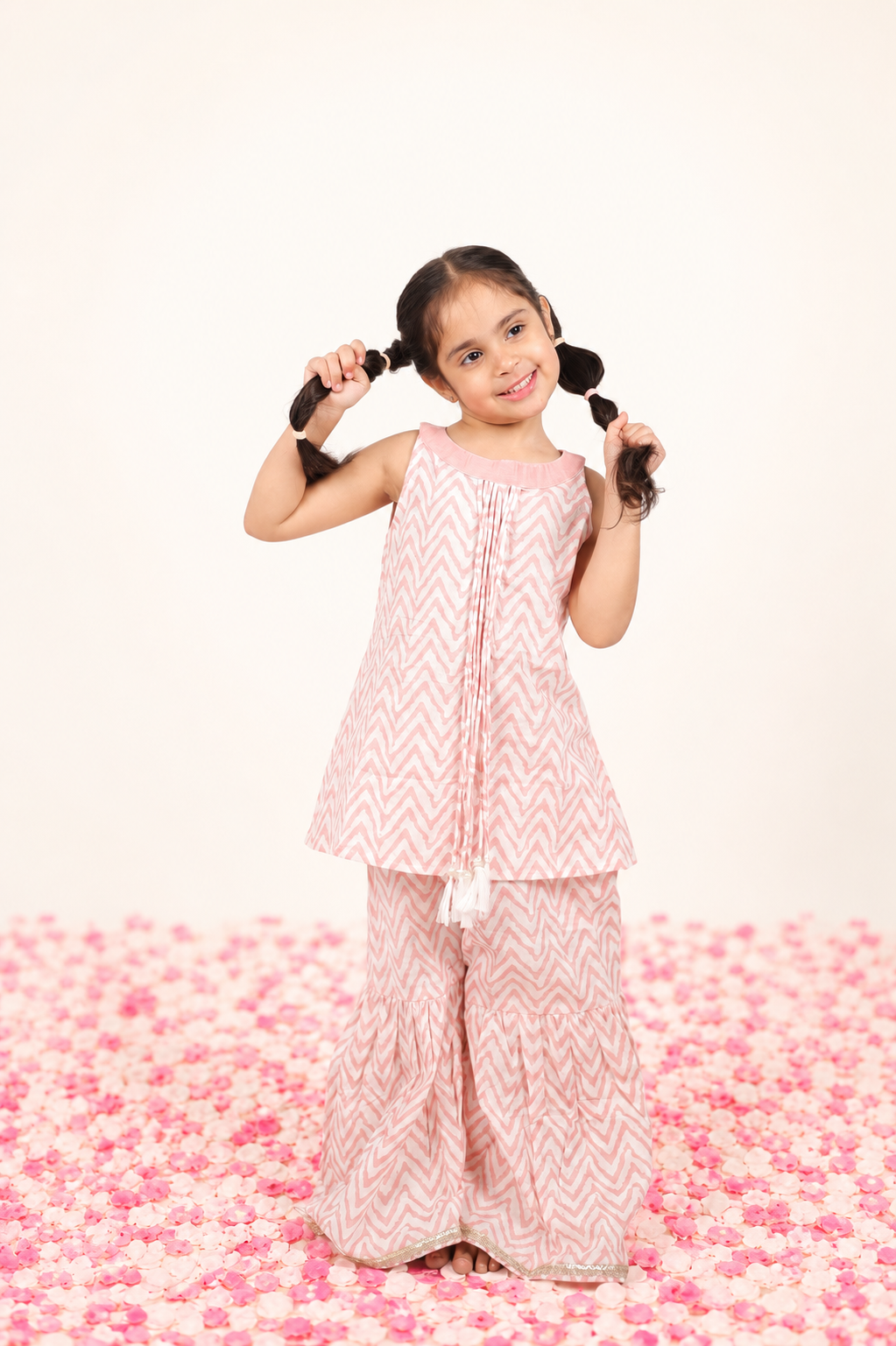 Pastel blush Palazzo Set
